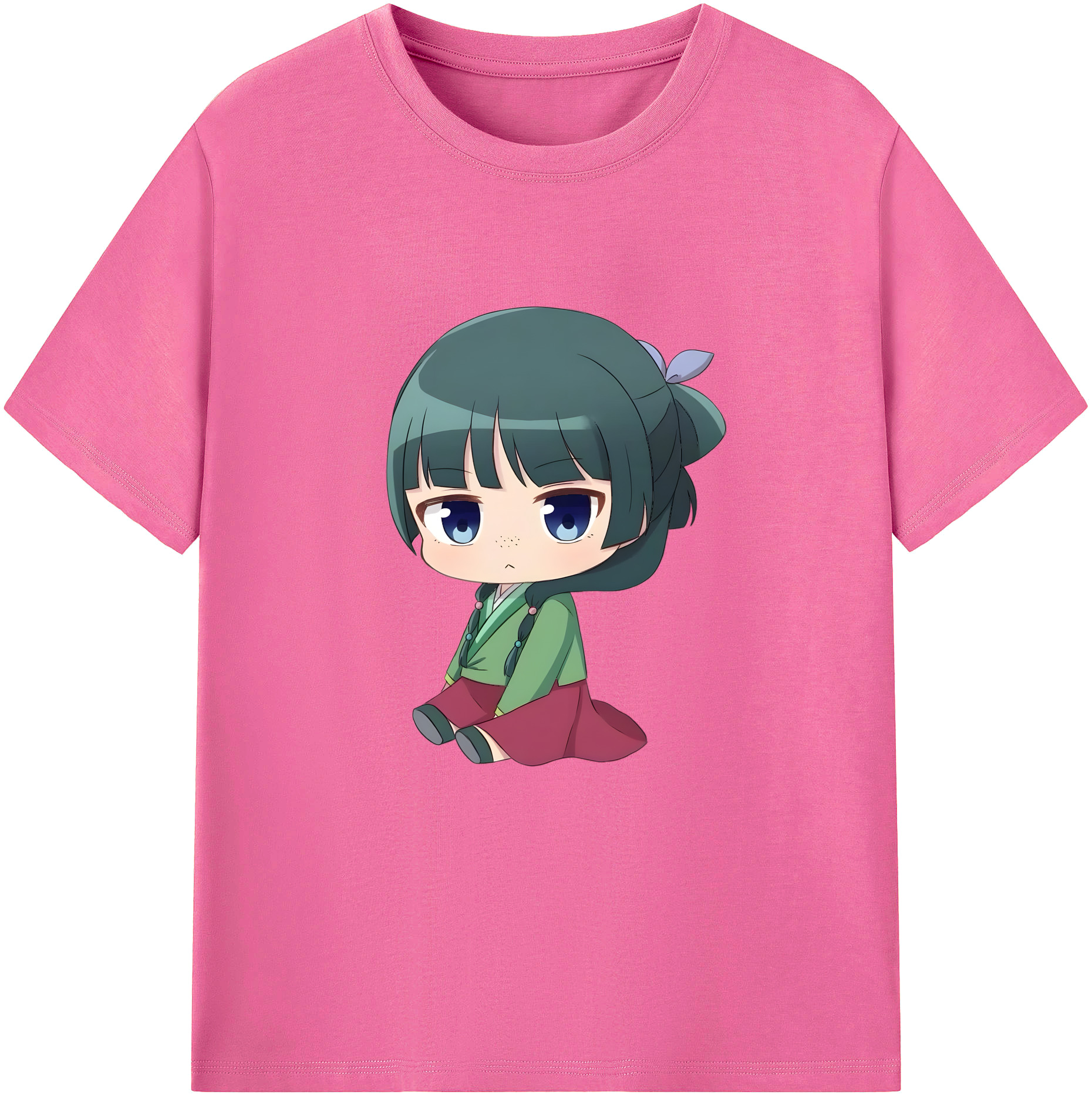 （画像用） 薬屋のひとりごと The Apothecary Diaries レディースカジュアルプリントTシャツ（綿100％）